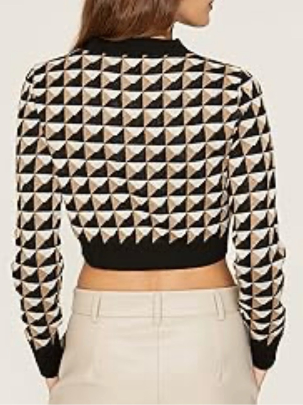 Graphic Pattern Sweater by Saunders x RTR